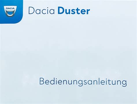 dacia duster 2 bedienungsanleitung pdf